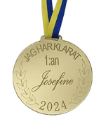 Present till skolavslutningen. Medalj | 1:an - ByEngwek