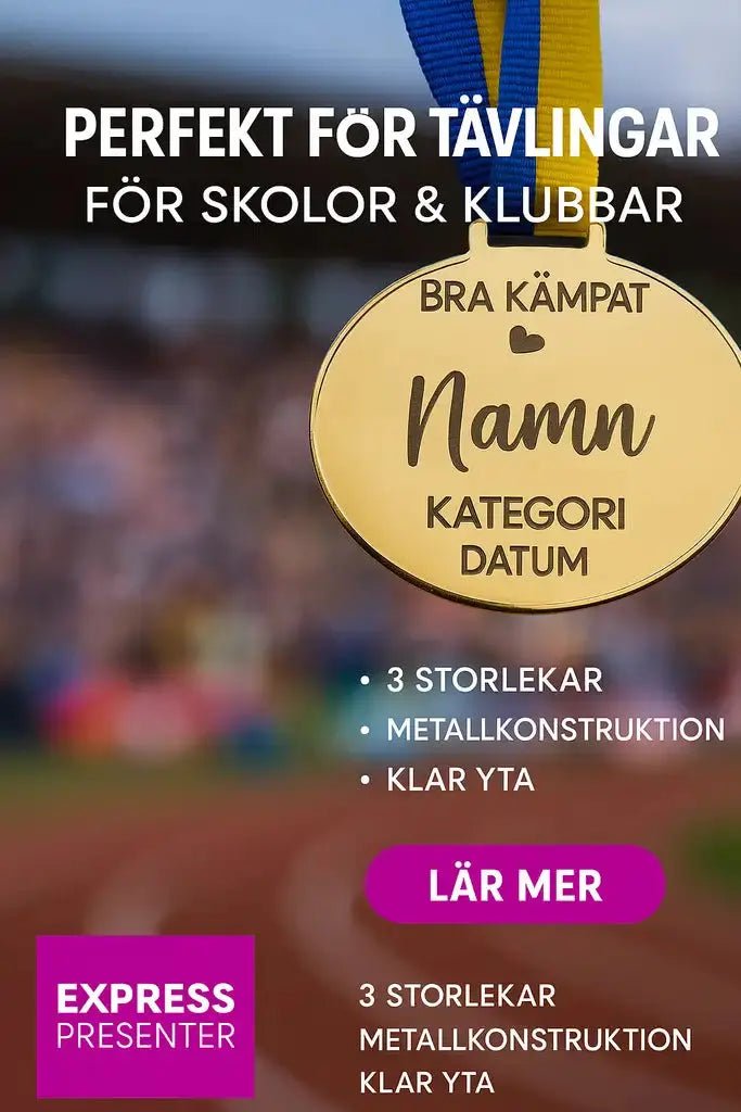 Medalj | Bra kämpat - Express - presenter