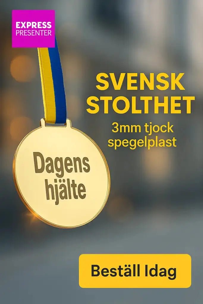 Medalj | Dagens hjälte - Express - presenter