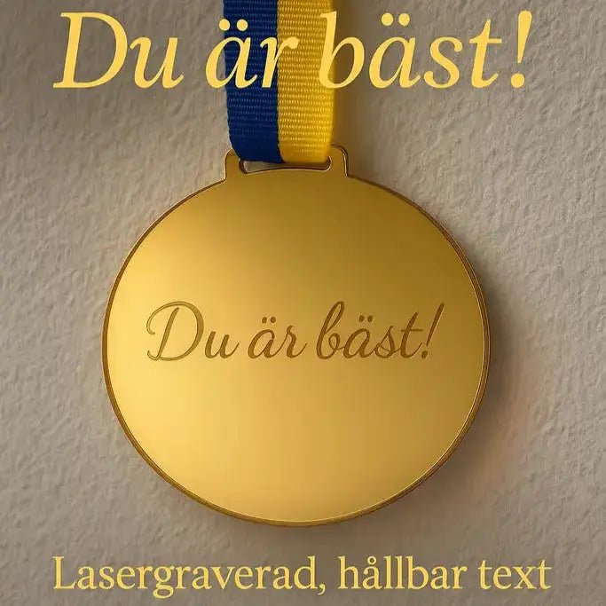 Medalj | Du är bäst - Express - presenter