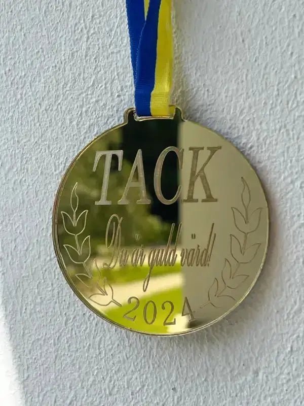 Medalj| Du är guld värd - ByEngwek
