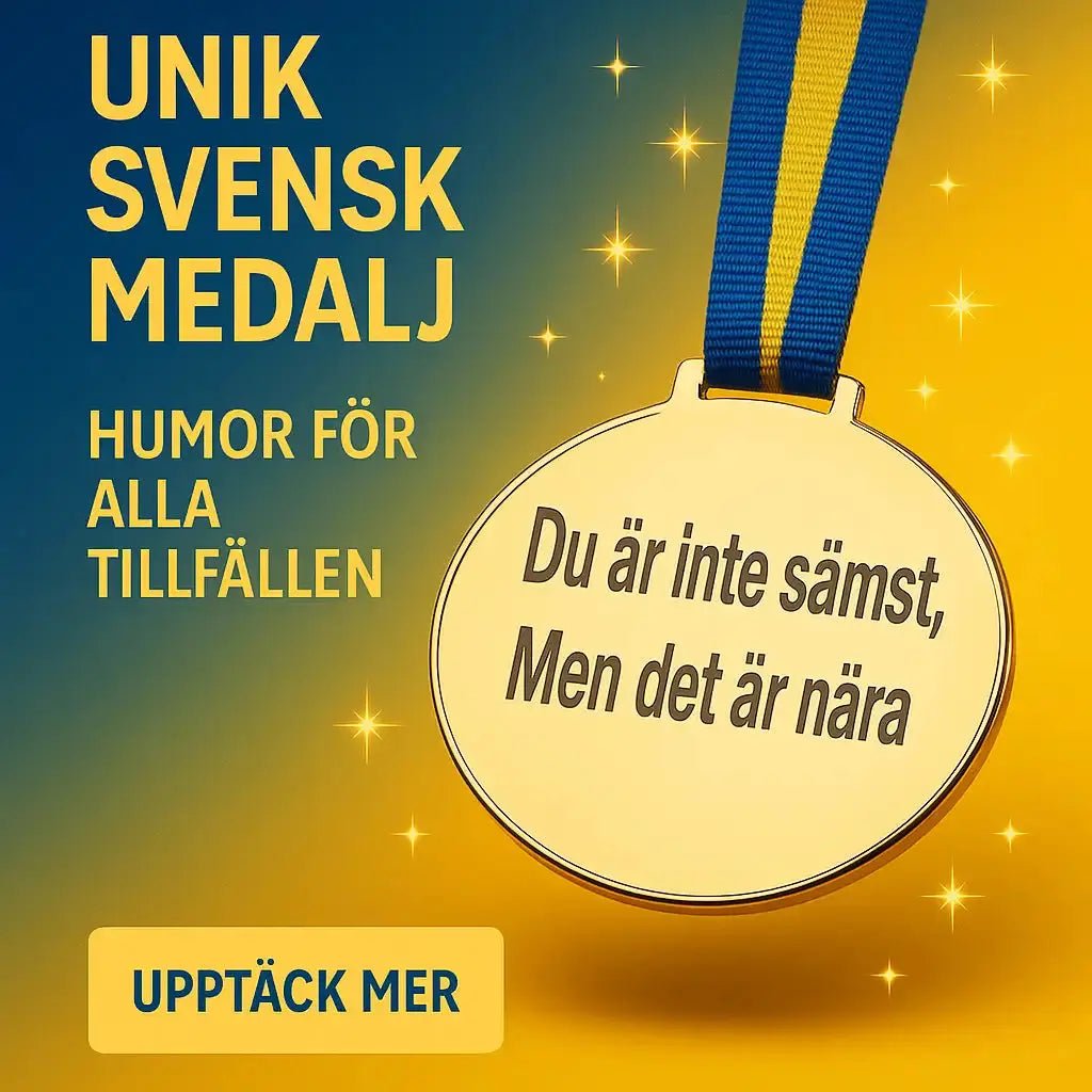 Medalj | Du är inte sämst - Express - presenter