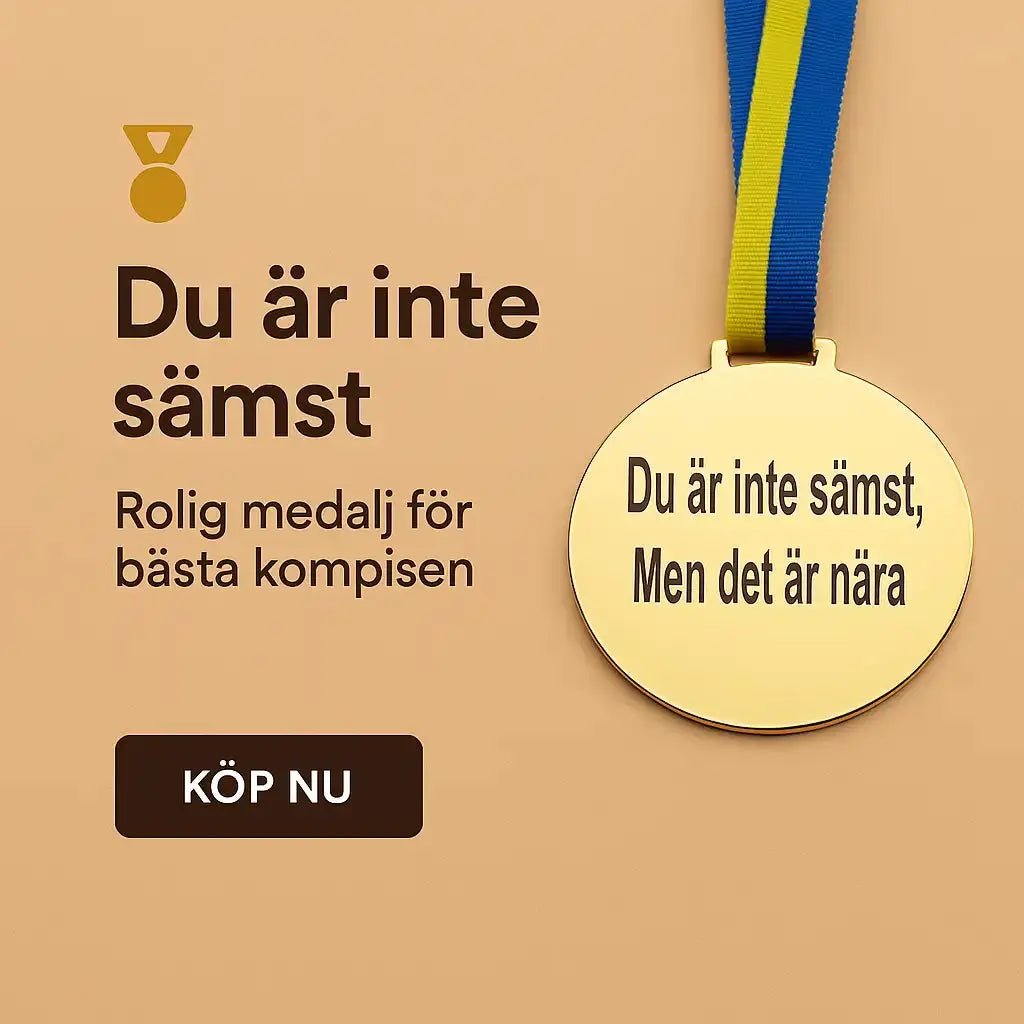 Medalj | Du är inte sämst - Express - presenter
