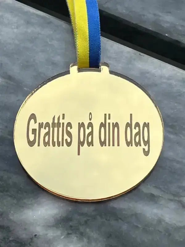 Medalj | Grattis på din dag - Engwek.se