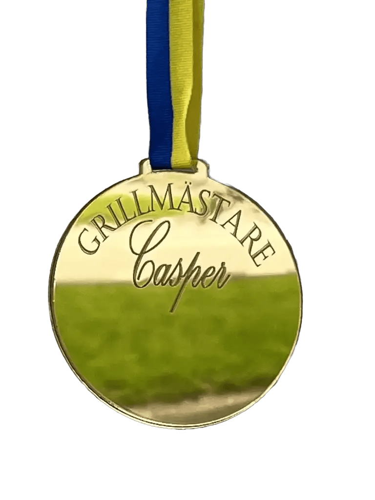 Pris till festen. Medalj | Grillmästare - ByEngwek