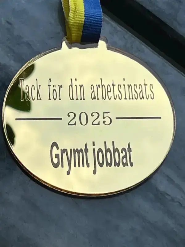 Medalj | Grymt jobbat - Engwek.se