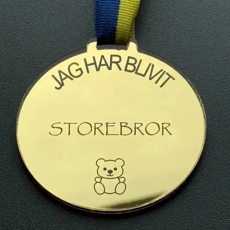 Medalj | Jag har blivit storebror - ByEngwek