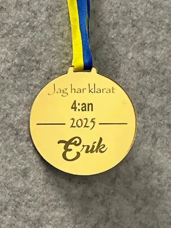 Medalj | jag har klarat 4:an - Express - presenter