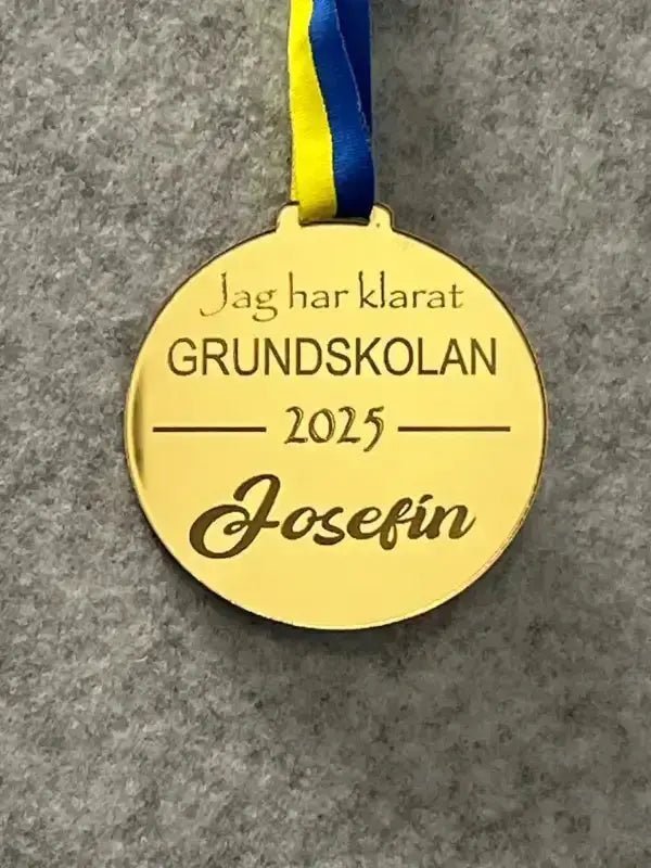 Medalj | Jag har klarat GRUNDSKOLAN - Engwek.se
