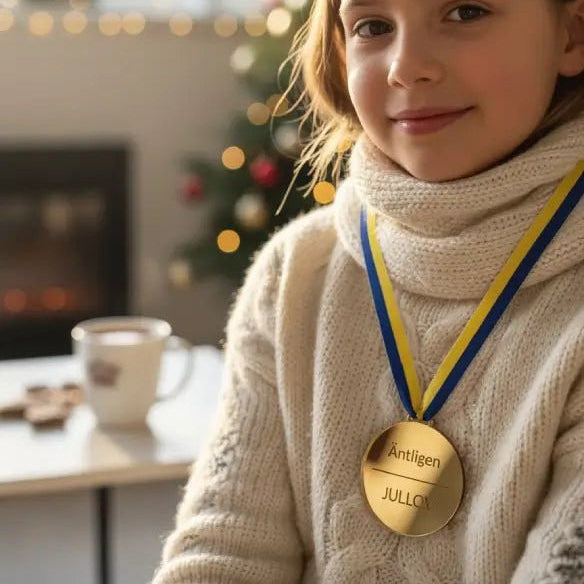Medalj “Jullov” – Rolig julpresent till elever & lärare | Express Presenter