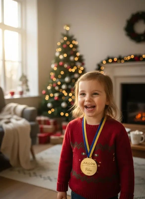Medalj “Jullov” – Med namn och årtal - ByEngwek