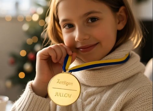 Medalj “Jullov” – Med namn och årtal - ByEngwek