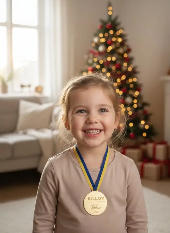 Medalj “Jullov” – Med namn och årtal - ByEngwek