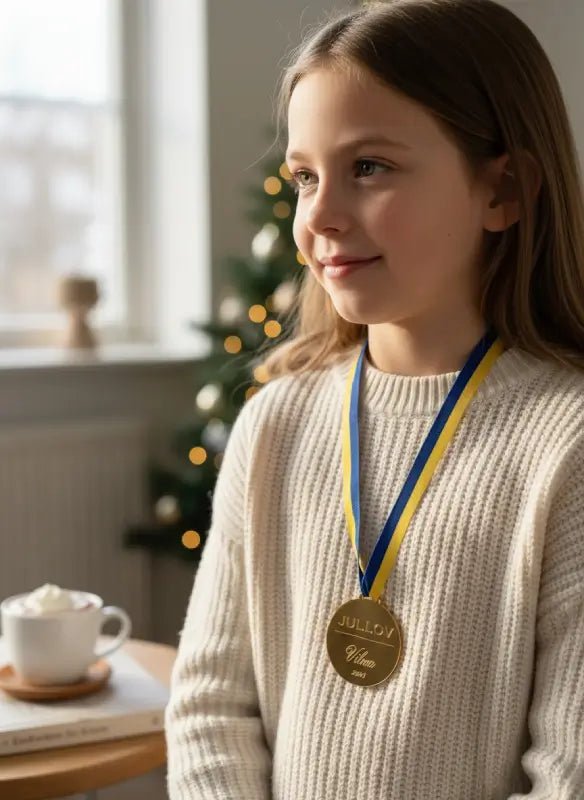 Medalj “Jullov” – Med namn och årtal - ByEngwek