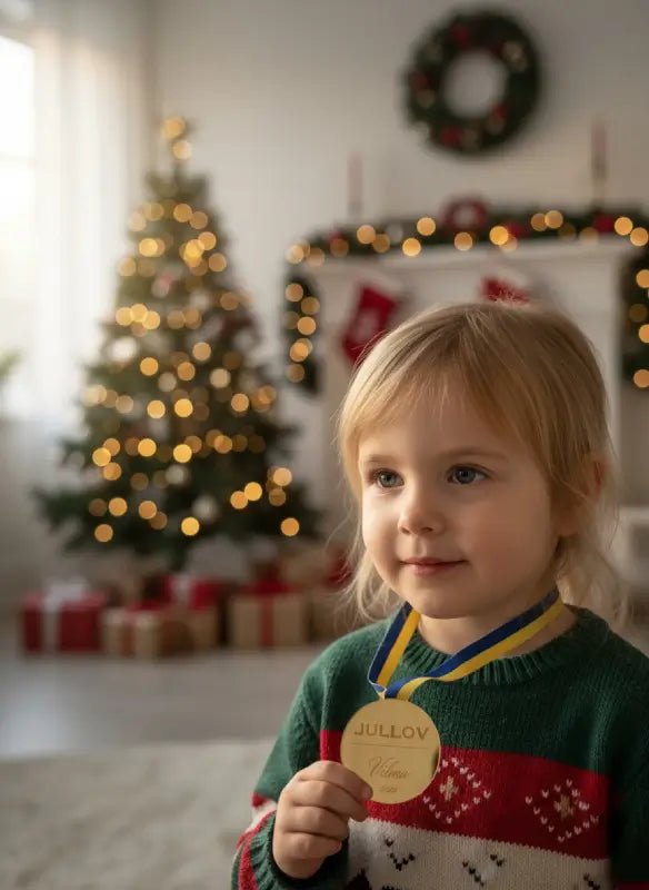 Medalj “Jullov” – Med namn och årtal - ByEngwek