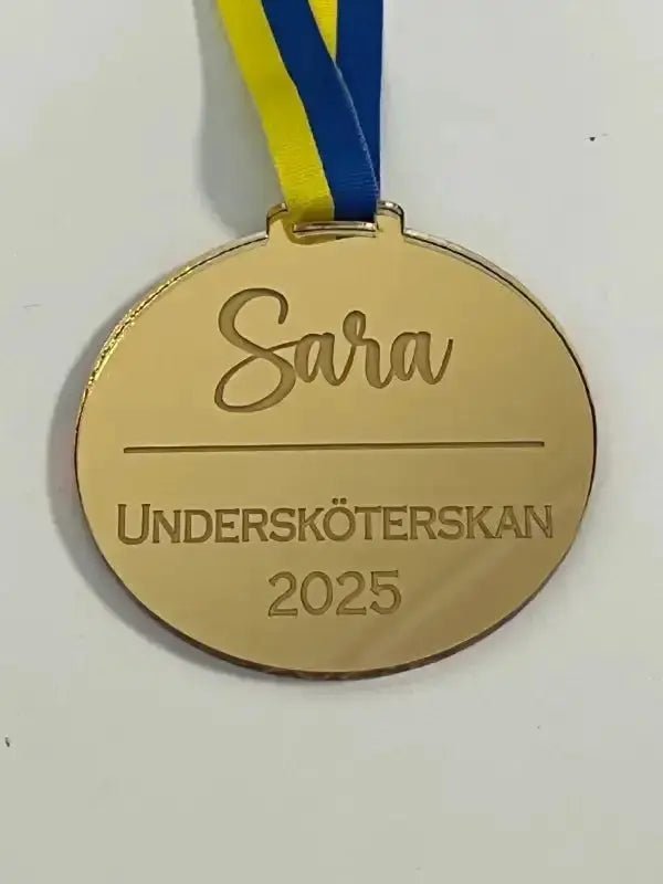 Medalj | Med valfri text - Engwek.se