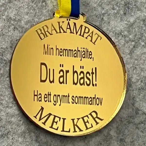 Medalj | Min hemmahjälte Du är bäst! - Express - presenter