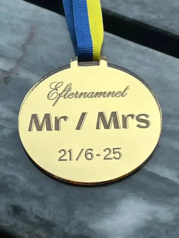 Medalj | Mr / Mrs - Express - presenter