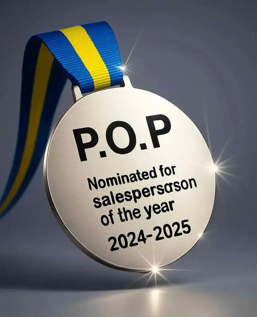 Medalj | Nominerad för bästa - Express - presenter