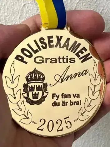 Medalj | Polisexamen - Engwek.se
