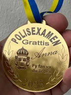 Medalj | Polisexamen - ByEngwek