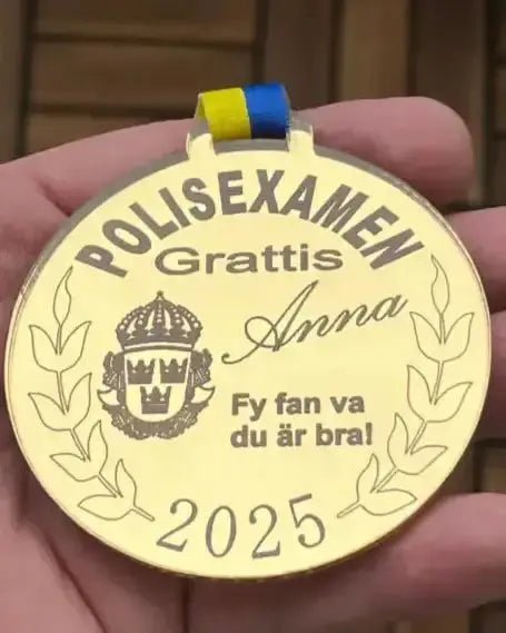 Medalj | Polisexamen - ByEngwek