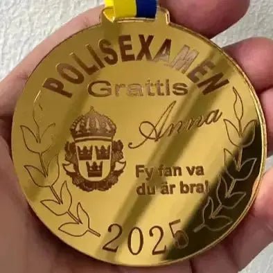 Medalj | Polisexamen - ByEngwek