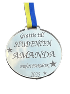 Medalj | Studenten medalj med hälsning - Express - presenter