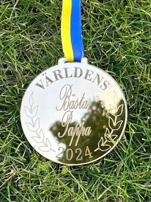 Medalj | världens bästa pappa - Engwek.se