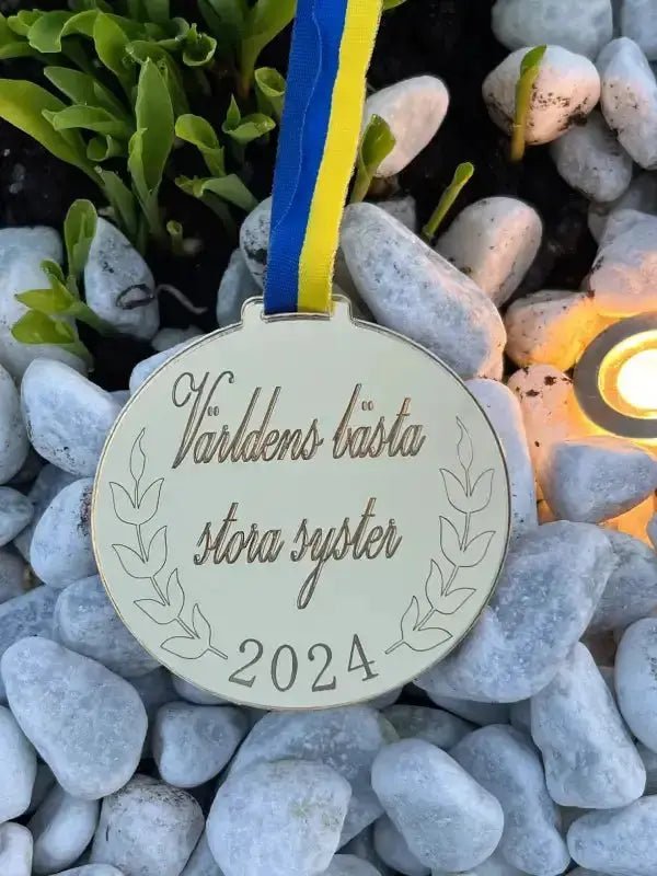 Medalj | Världens bästa storasyster - ByEngwek