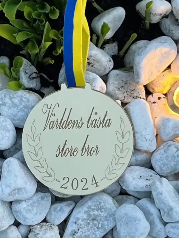 Medalj | Världens bästa storebror - ByEngwek