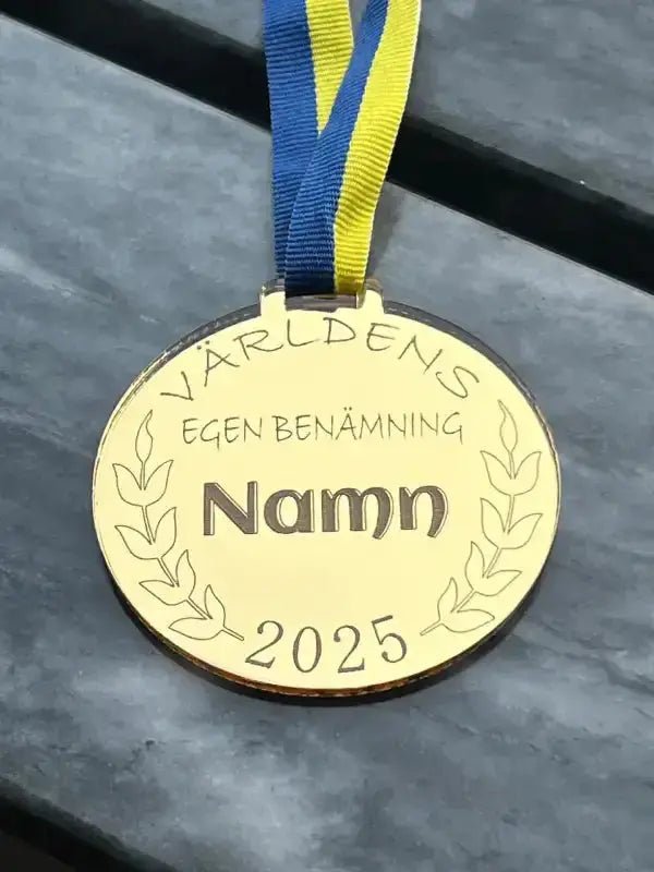Medalj | Världens egen benämning - Express - presenter