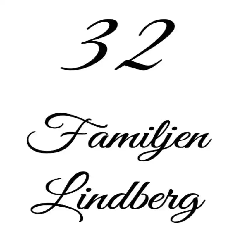 Namndekal brevlåda - ByEngwek