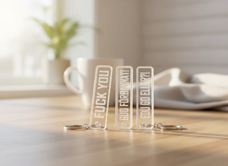 Nyckelring | 3-pack Akryl - ByEngwek.se