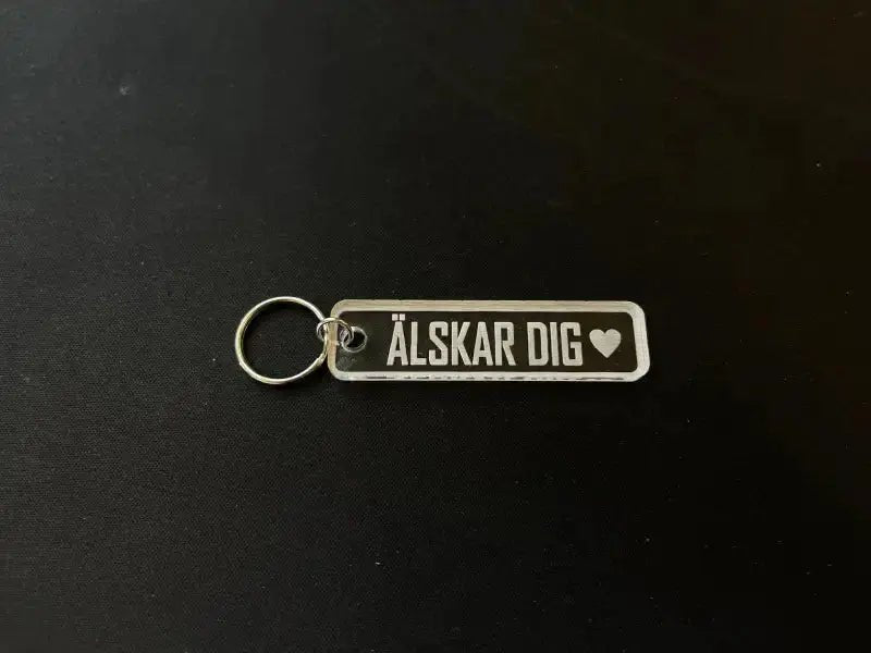 Nyckelring | Älskar dig - Engwek.se