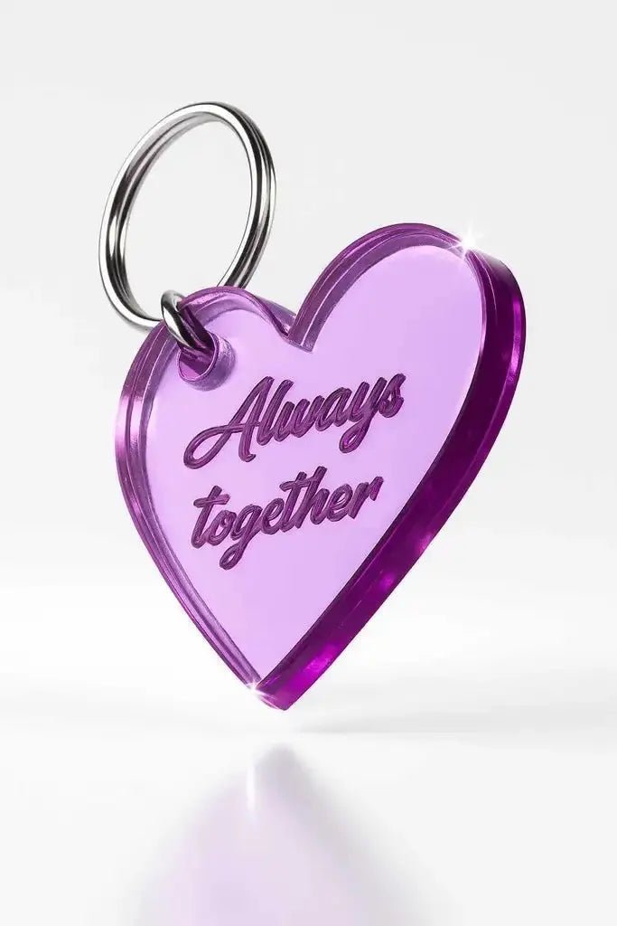 Nyckelring - Always together (Rosa) - Engwek.se