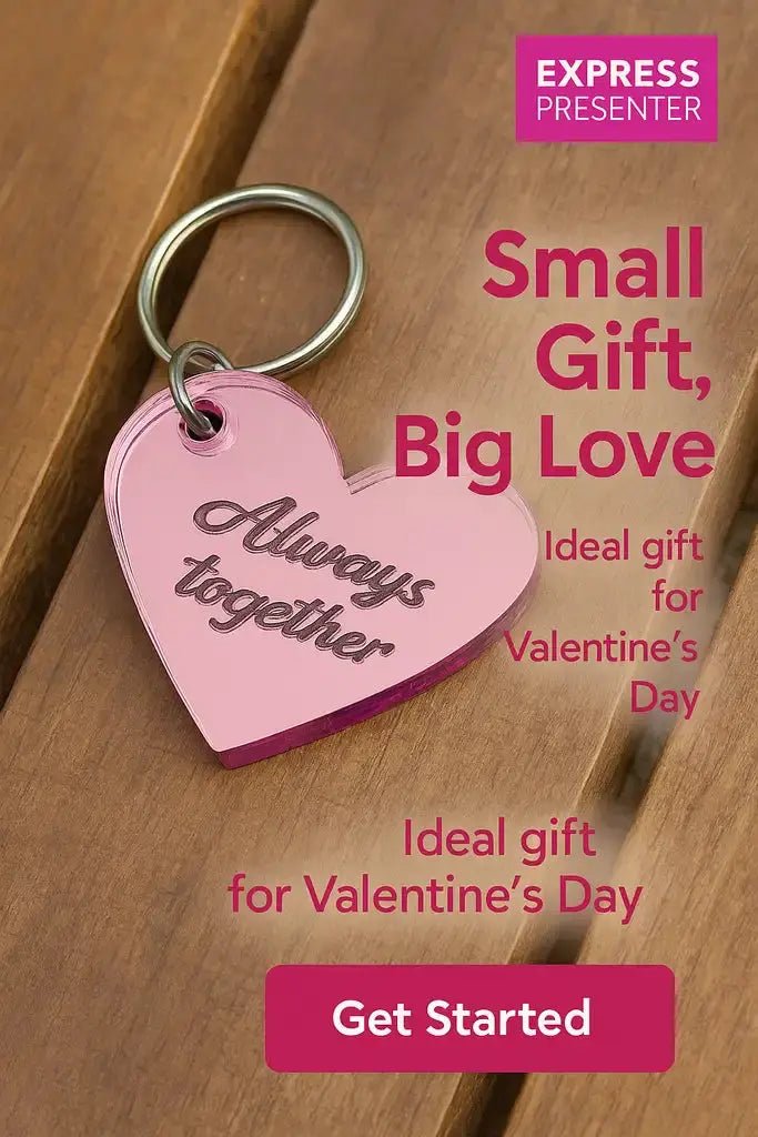 Nyckelring - Always together (Rosa) - Express - presenter