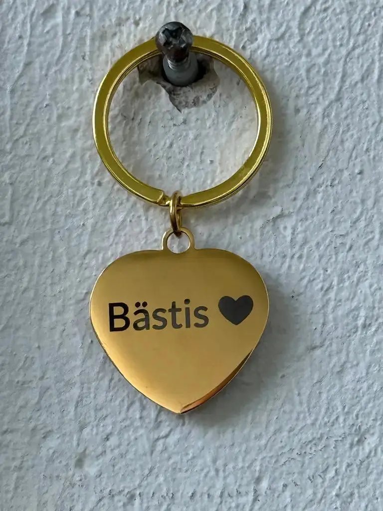 Nyckelring | Bästis med hjärta - ByEngwek