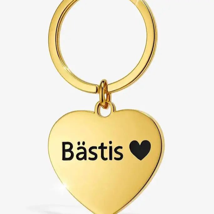 Nyckelring | Bästis med hjärta - Express - presenter
