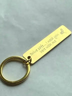 Nyckelring | Drive safe.. I need you here with me - ByEngwek