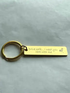 Nyckelring | Drive safe.. I need you here with me - ByEngwek