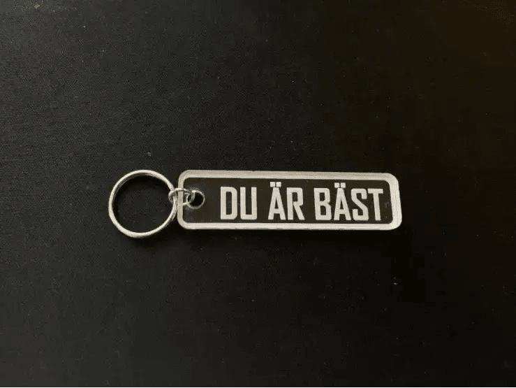 Nyckelring | Du är bäst - Engwek.se
