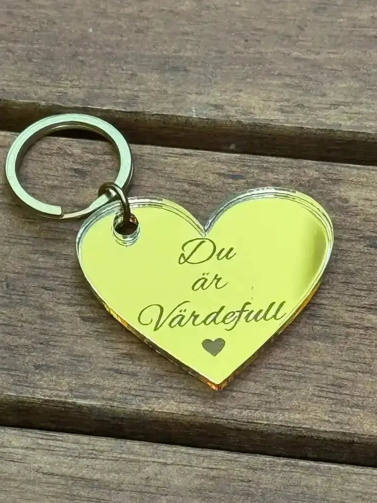 Nyckelring - Du är värdefull - Express - presenter