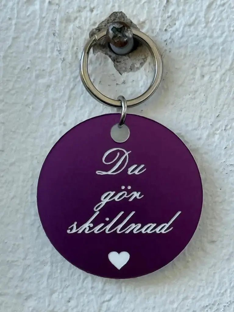 Nyckelring | Du gör skillnad - Express - presenter