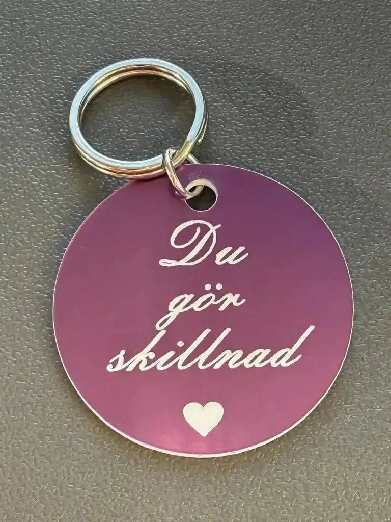 Nyckelring | Du gör skillnad - ByEngwek