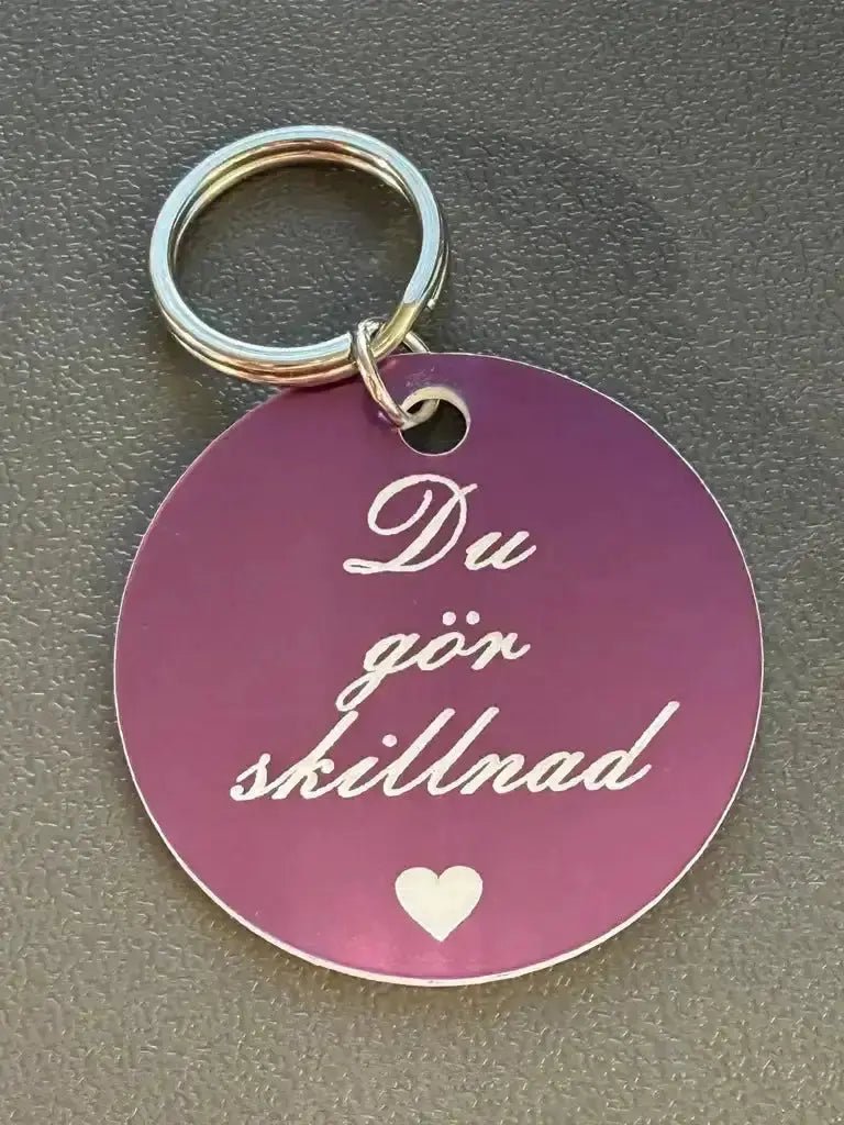 Nyckelring | Du gör skillnad - Express - presenter