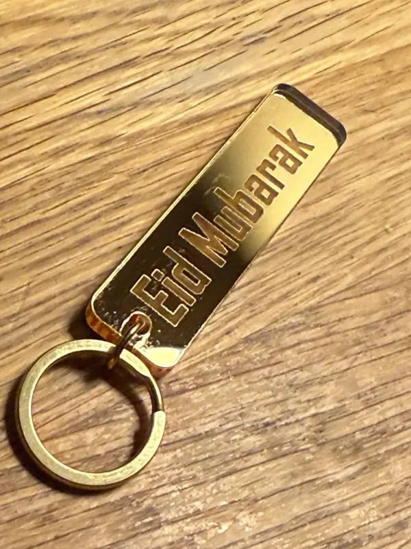 Nyckelring Eid Mubarak – Dekorativ Nyckelring för Eid Present - ByEngwek