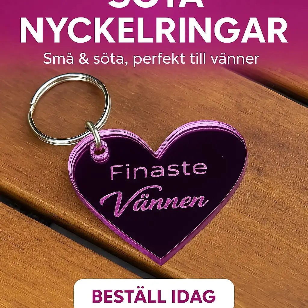 Nyckelring | Finaste vännen Rosa - Engwek.se