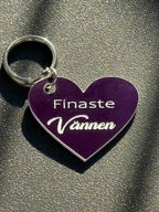 Nyckelring | Finaste vännen (lila) - Express - presenter