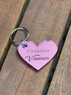 Nyckelring | Finaste vännen Rosa - ByEngwek